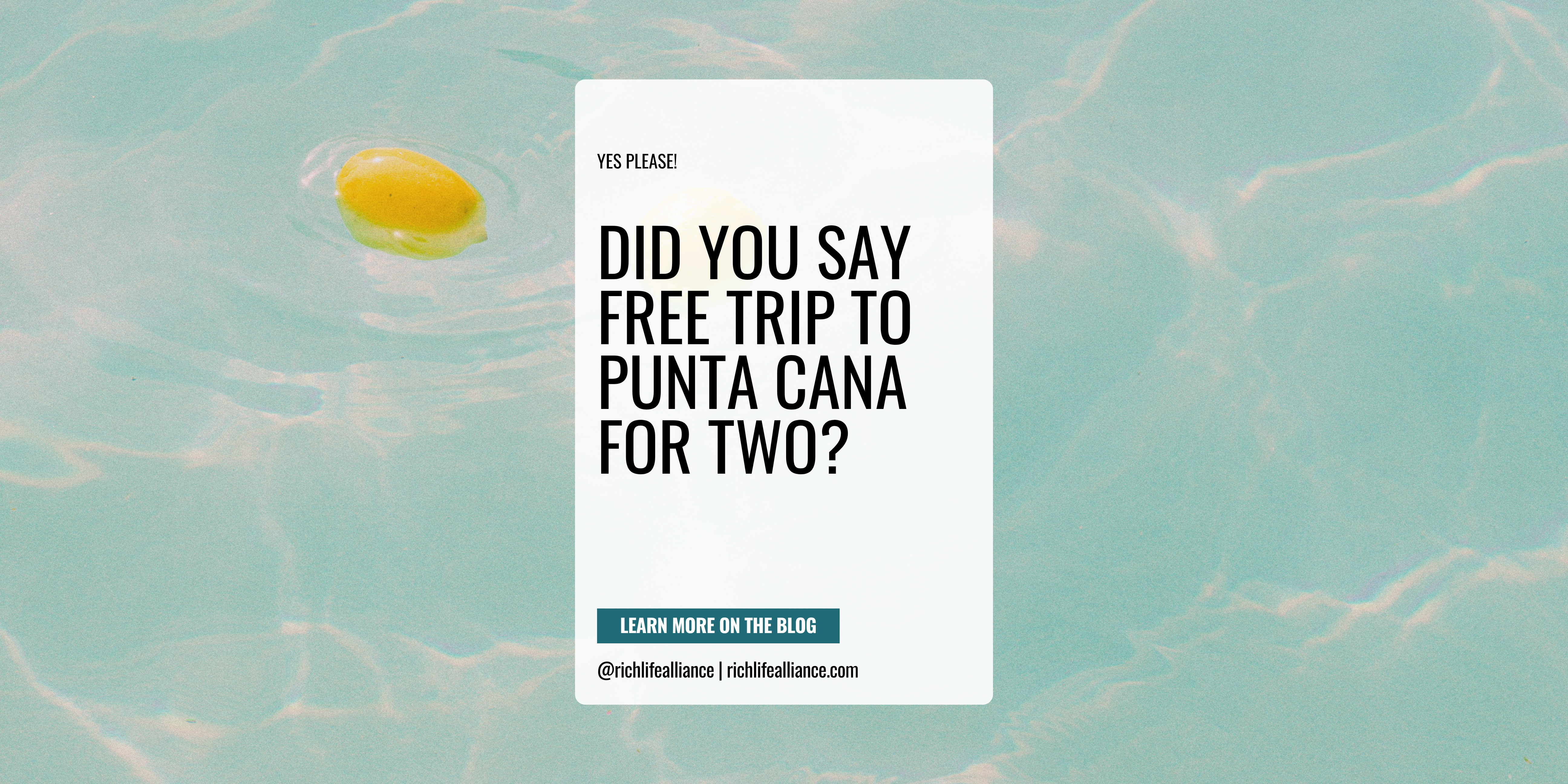 Earn a Free Trip to Punta Cana